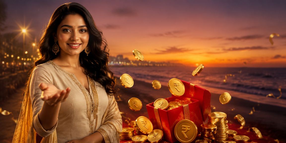 Indian woman enjoying betting bonuses during IPL season