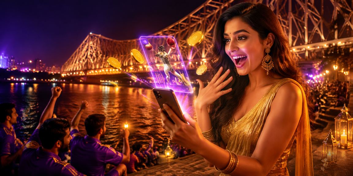 Kolkata Howrah Bridge by night inspires lottery enthusiasts during cricket season