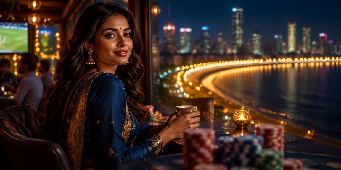 Diwali festival celebrations at Mumbai Marine Drive with lottery and sports betting promotions